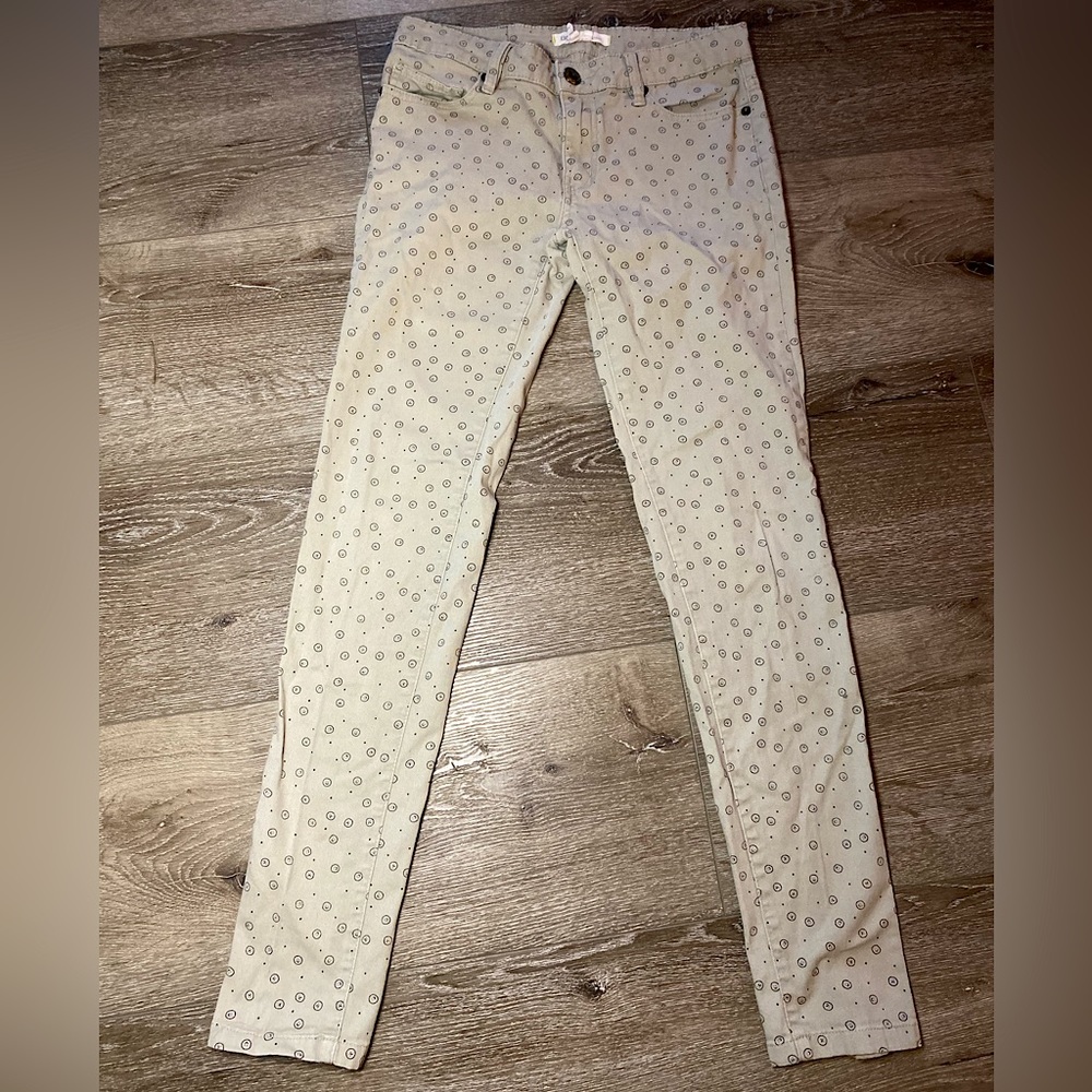 BCBGeneration Khaki Pants Smiles and Frowns